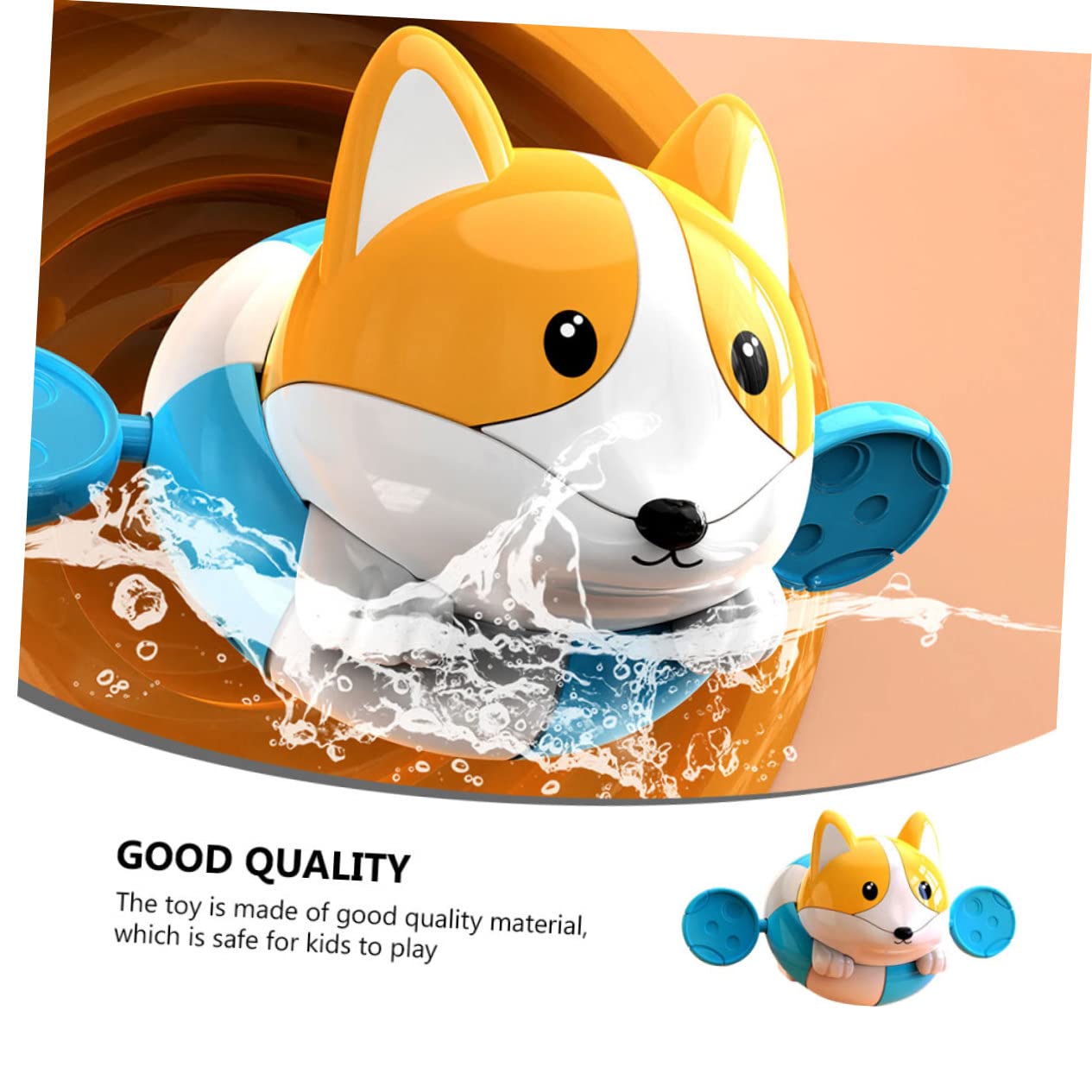 HAWILLOSCH 1pc Animal Water Play Toy for Kids - Fun Bath & Swimming Pool Toys, Durable Plastic Floating Animals for Toddlers (Perfect for Bathtime, Pool Parties & Outdoor Water Play)