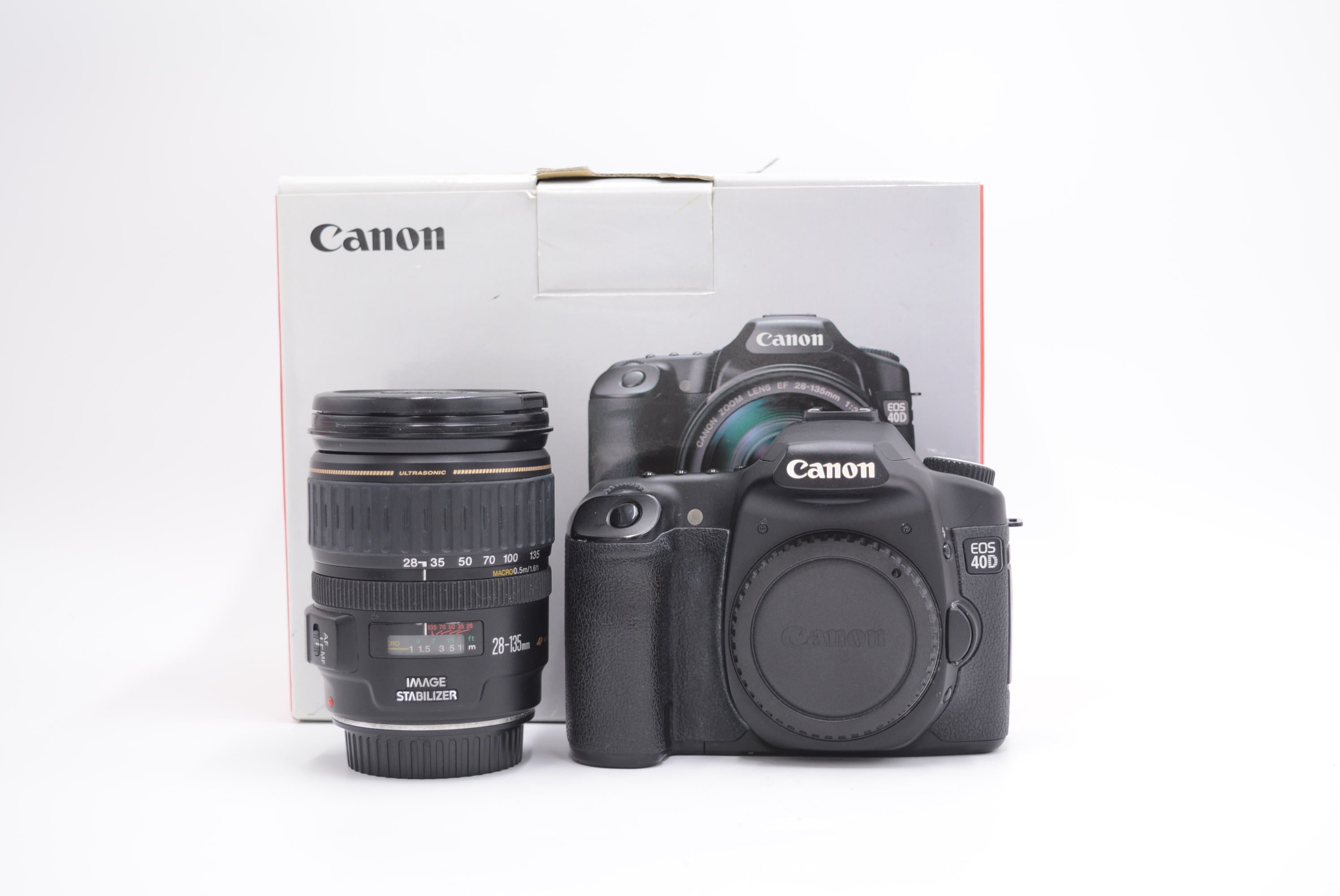 Canon EOS 40D DSLR Camera with EF 28-135mm f/3.5-5.6 IS USM Lens - Used (Great for Portrait, Travel & Event Photography)