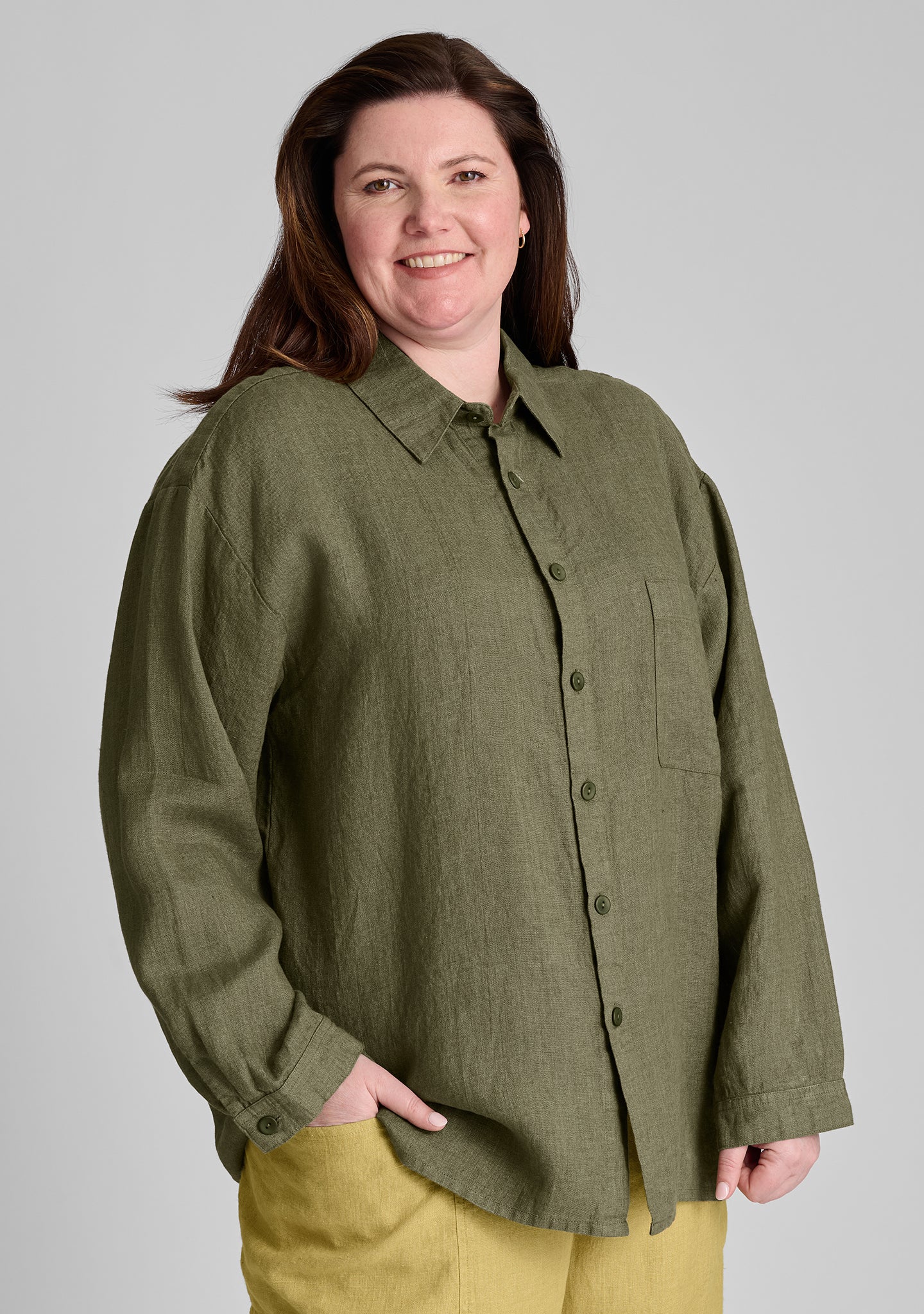 Premium Linen Button Down Shirt for Men & Women | Breathable & Comfortable Casual Wear | Perfect for Office, Travel & Summer Outfits