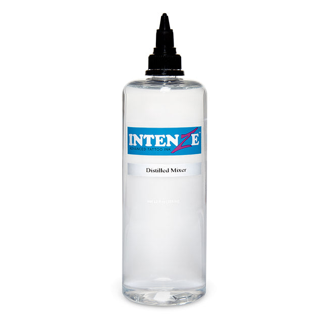 Bob Tyrrell Distilled Mixer for Tattoo Ink - Professional 12oz Bottle - Perfect for Tattoo Artists & Studio Use