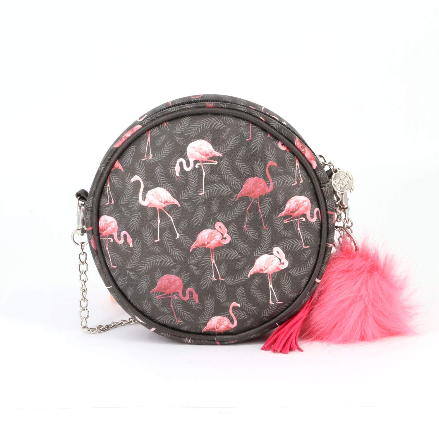 Oh My Pop! Flaminpop Round Shoulder Bag - Stylish Messenger Crossbody Bag for Women, Perfect for Travel, Work & Daily Use
