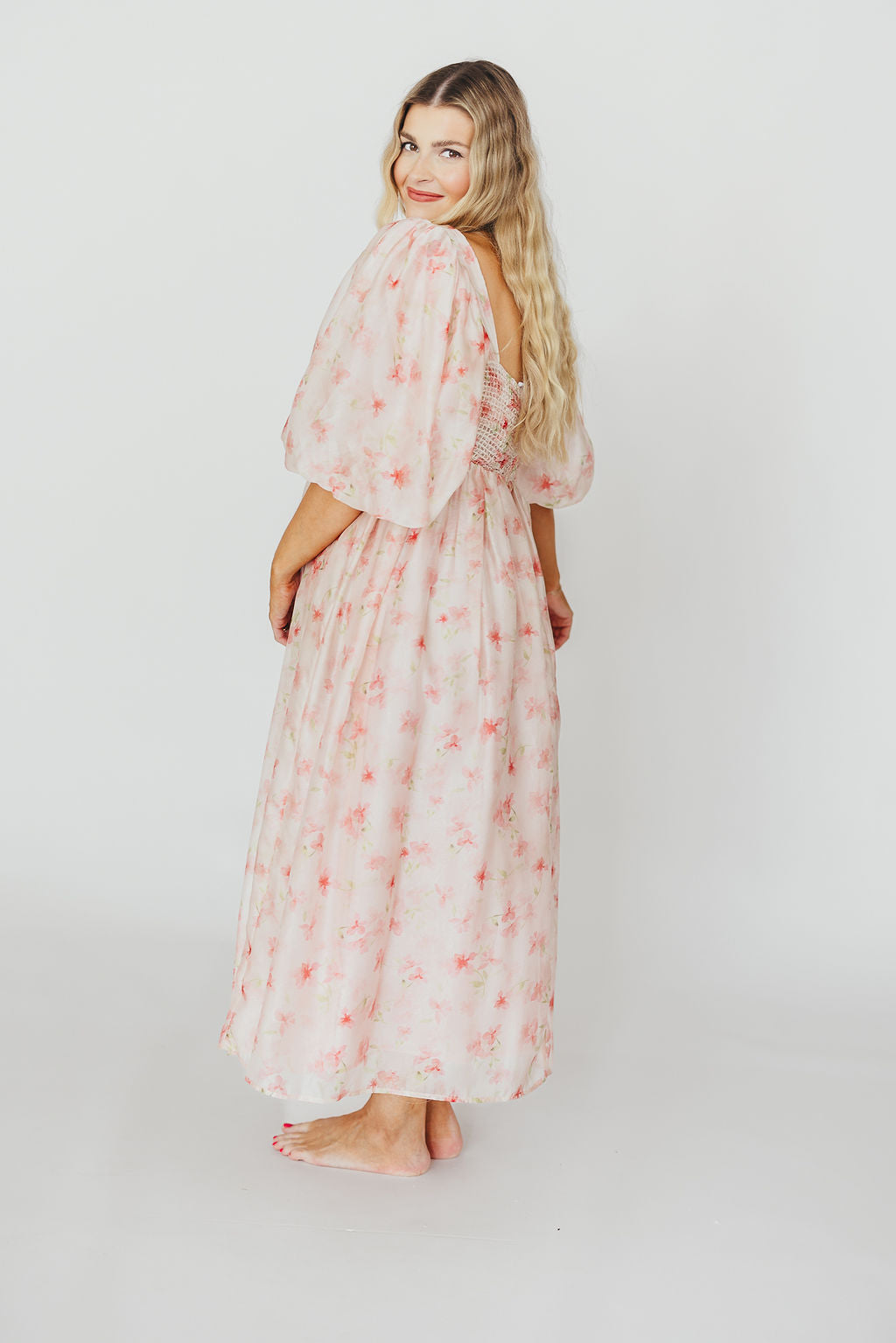 Harlow Maxi Dress in Pink - Bump Friendly Maternity Dress, Inclusive Sizing (S-3XL) | Flowy Summer Dress for Beach, Vacation & Everyday Wear