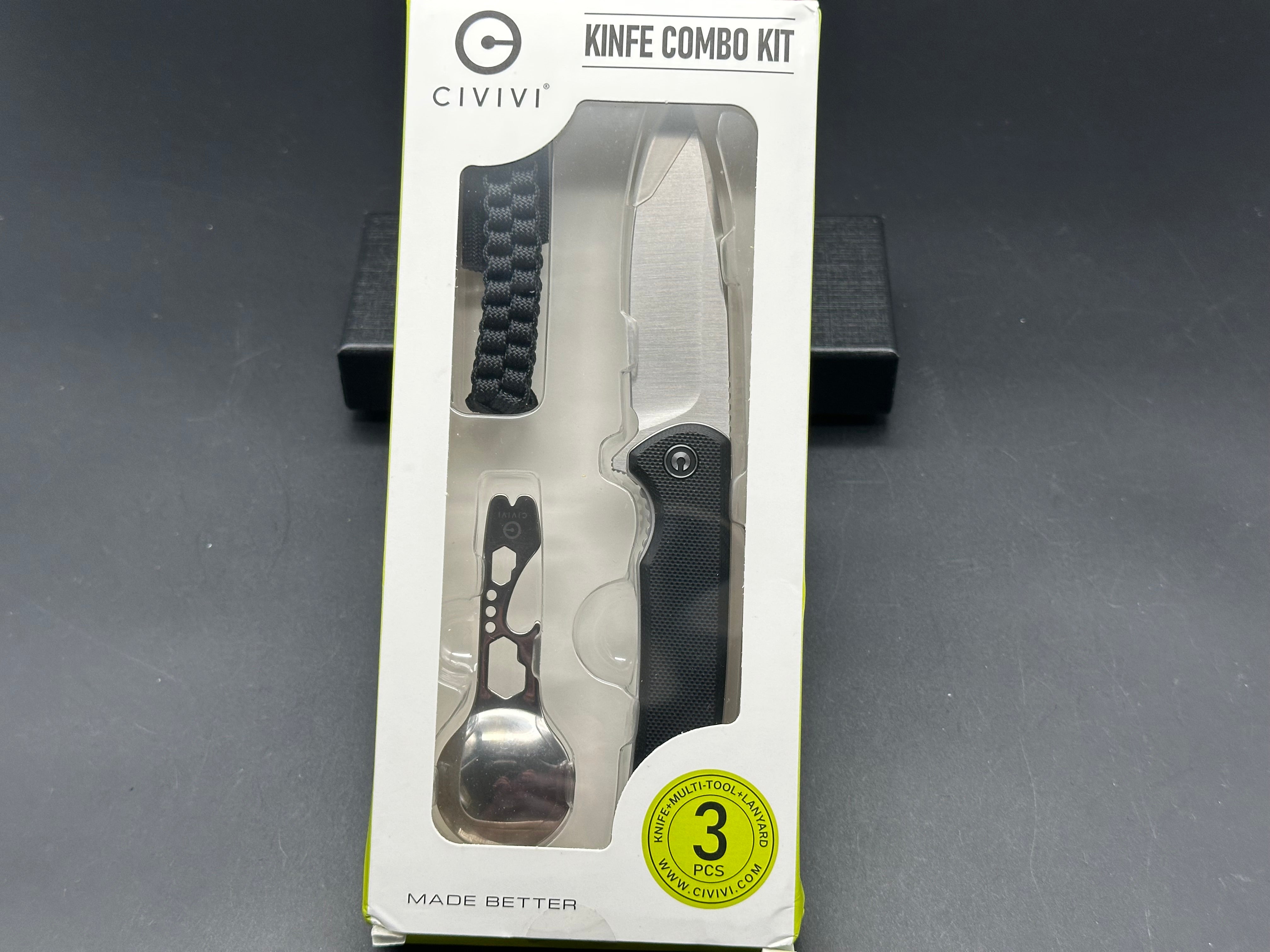 Civivi Premium Folding Knife Combo Kit - EDC Pocket Knife with Stainless Steel Blade for Outdoor, Camping & Everyday Carry (EDC) - Perfect for Hiking, Survival & Utility Tasks