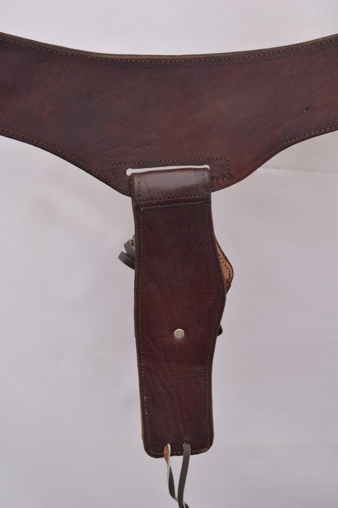 Cowboy Western Style Gun Holster & Belt Rig - .22 Cal Single Drop Holster for Standard .22 Barrel - Perfect for Cowboy Action Shooting, Reenactments & Western Style Outfits