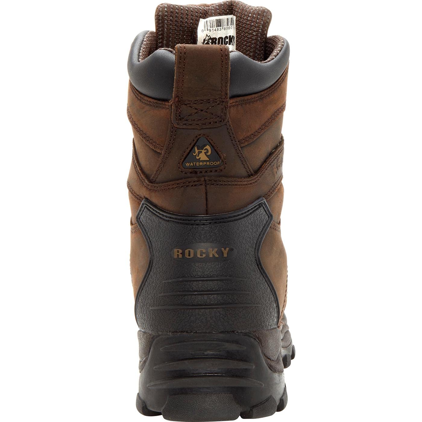 ROCKY Sport Utility 600G Insulated Waterproof Work Boots for Men - Heavy Duty Winter Snow Boots with Thick Insulation for Construction, Hiking & Outdoor Activities