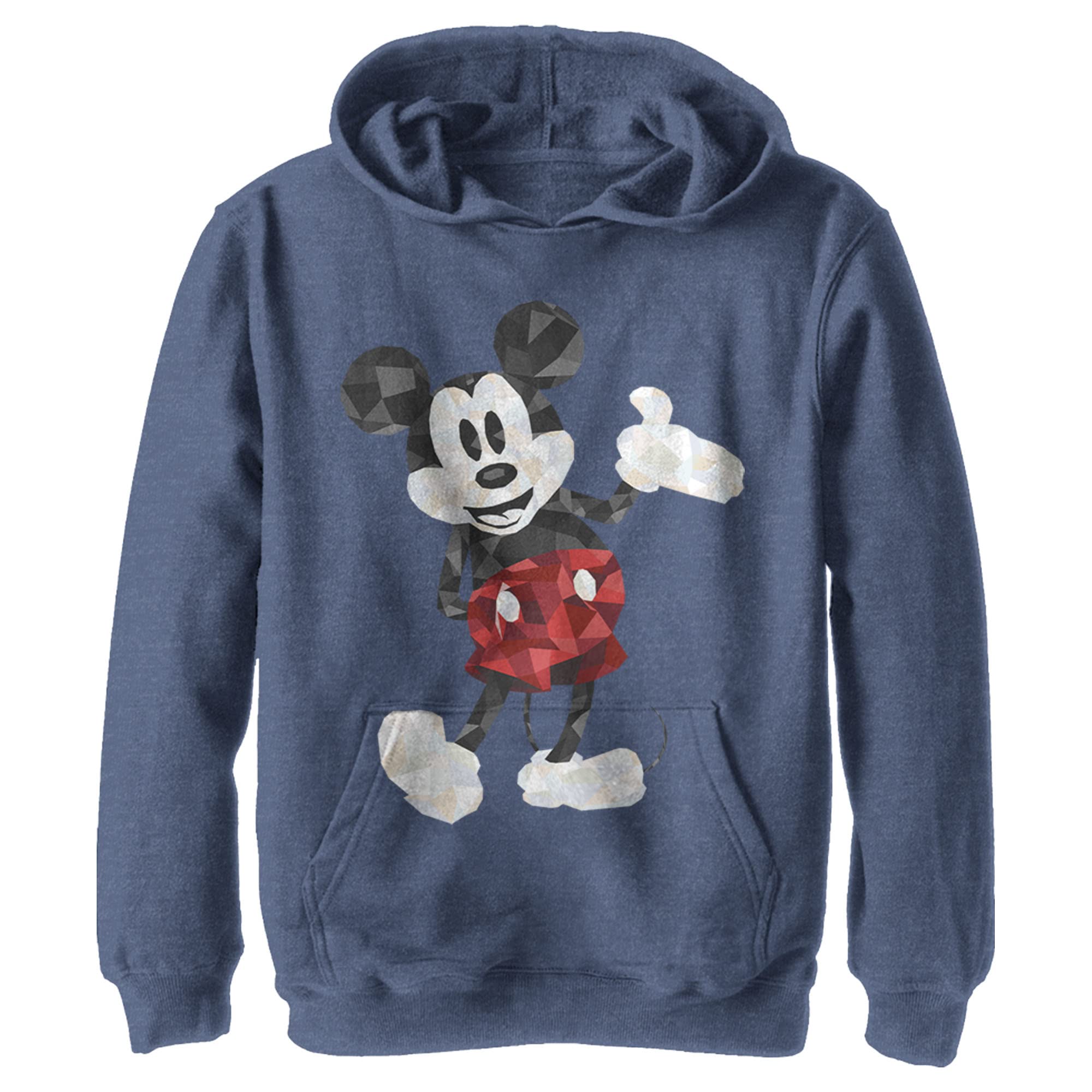 Disney Mickey Mouse Boys' Polyester Hoodie - Soft & Comfortable Pullover for Kids, Playdates & Outdoor Adventures