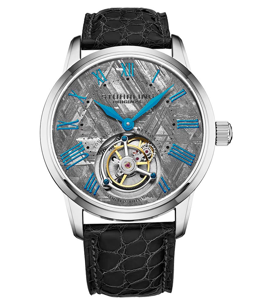 Barringer 972 Hand-Wound 40mm Tourbillon Watch - Luxury Mechanical Timepiece for Men, Perfect for Formal Events & Business Occasions