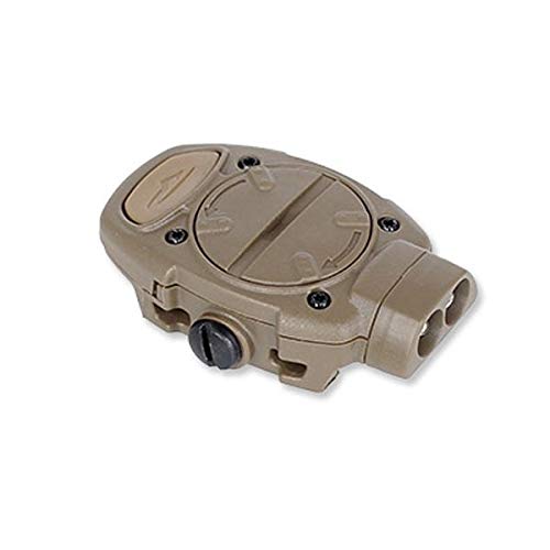 Princeton Tec Switch Rail 10 Lumen Tactical Weapon Light - IR & White LED Combo for Hunting, Camping & Outdoor Adventures | Tan Color
