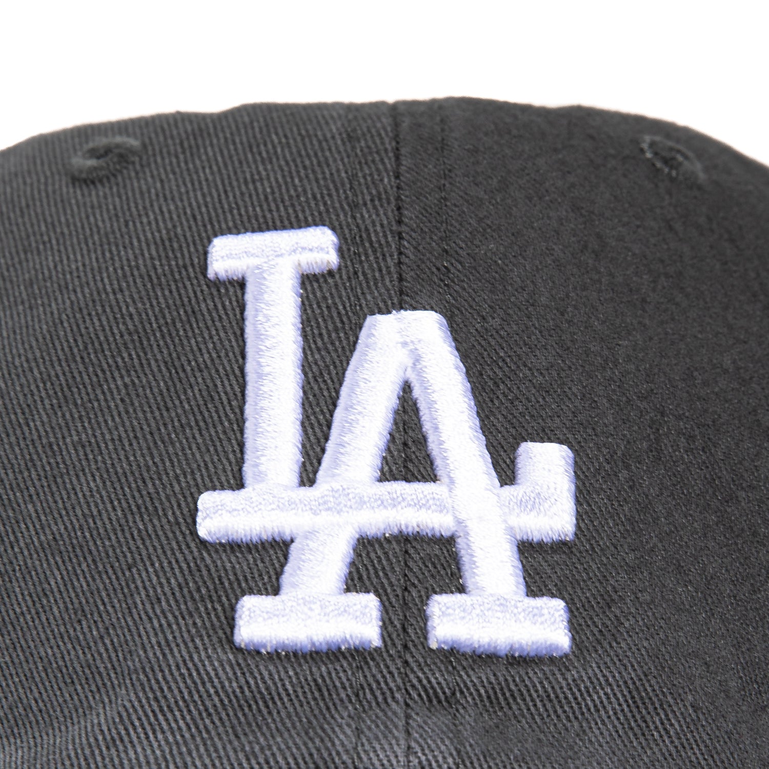 47 Brand Los Angeles Dodgers Cleanup Adjustable Baseball Cap - Charcoal & White - Perfect for Game Day, Casual Wear & Sports Fans