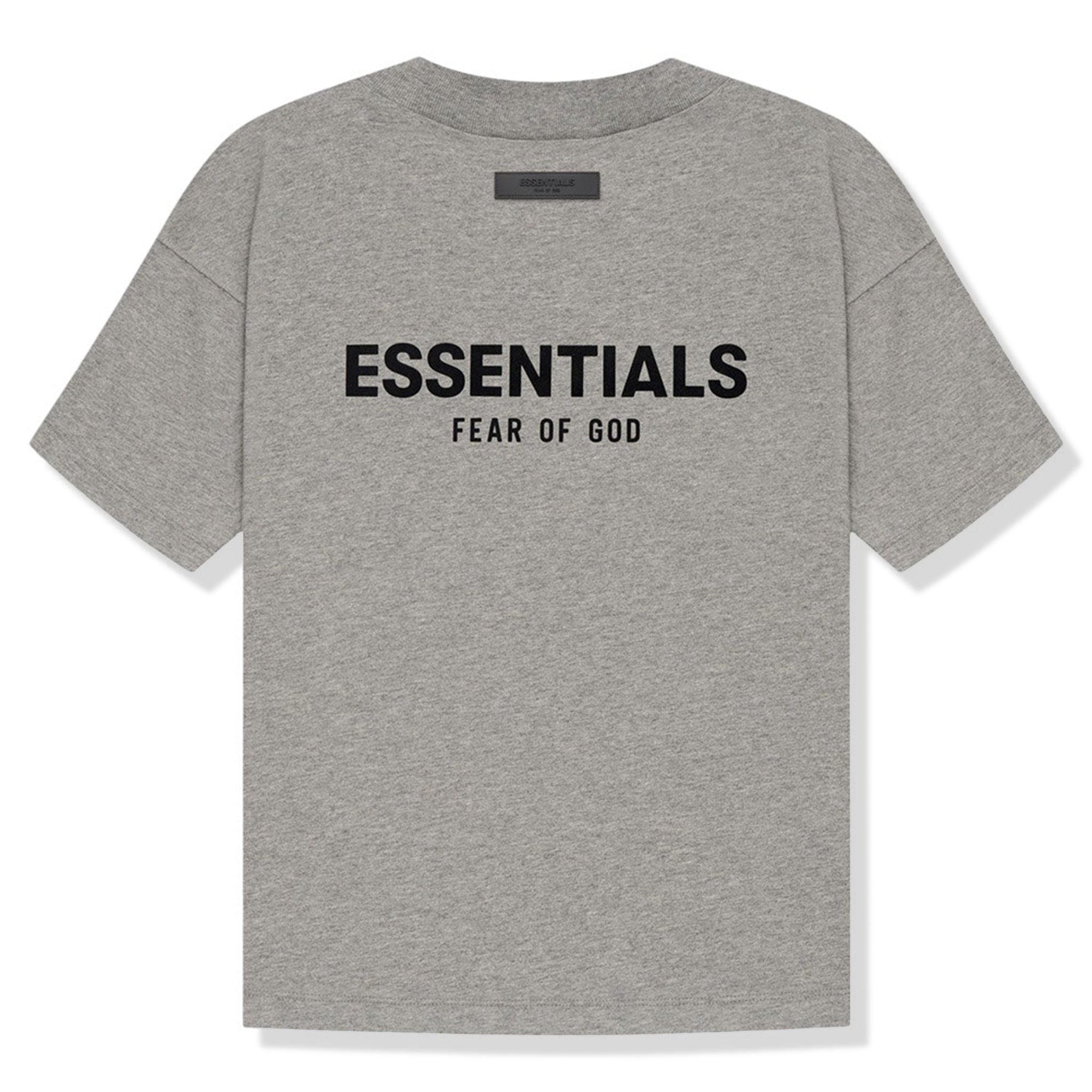 Fear Of God Essentials Dark Oatmeal T-Shirt | SS22 Collection | Men's Casual Streetwear Tee for Everyday Wear & Layering