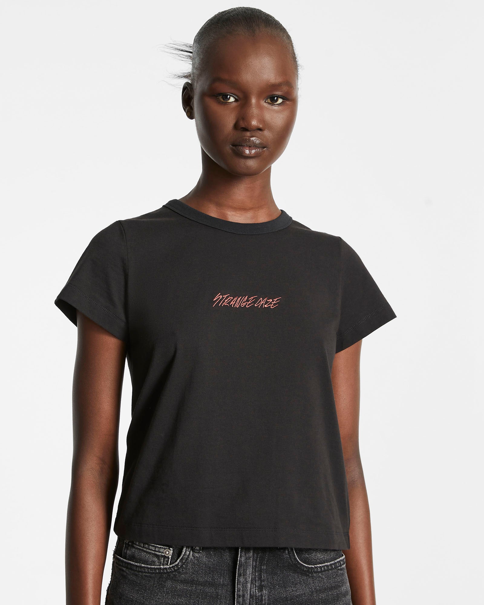 KSUBI DAZE MINI SS TEE JET BLACK - Women's Fashion Short Sleeve T-Shirt for Casual Wear, Street Style & Everyday Outfits