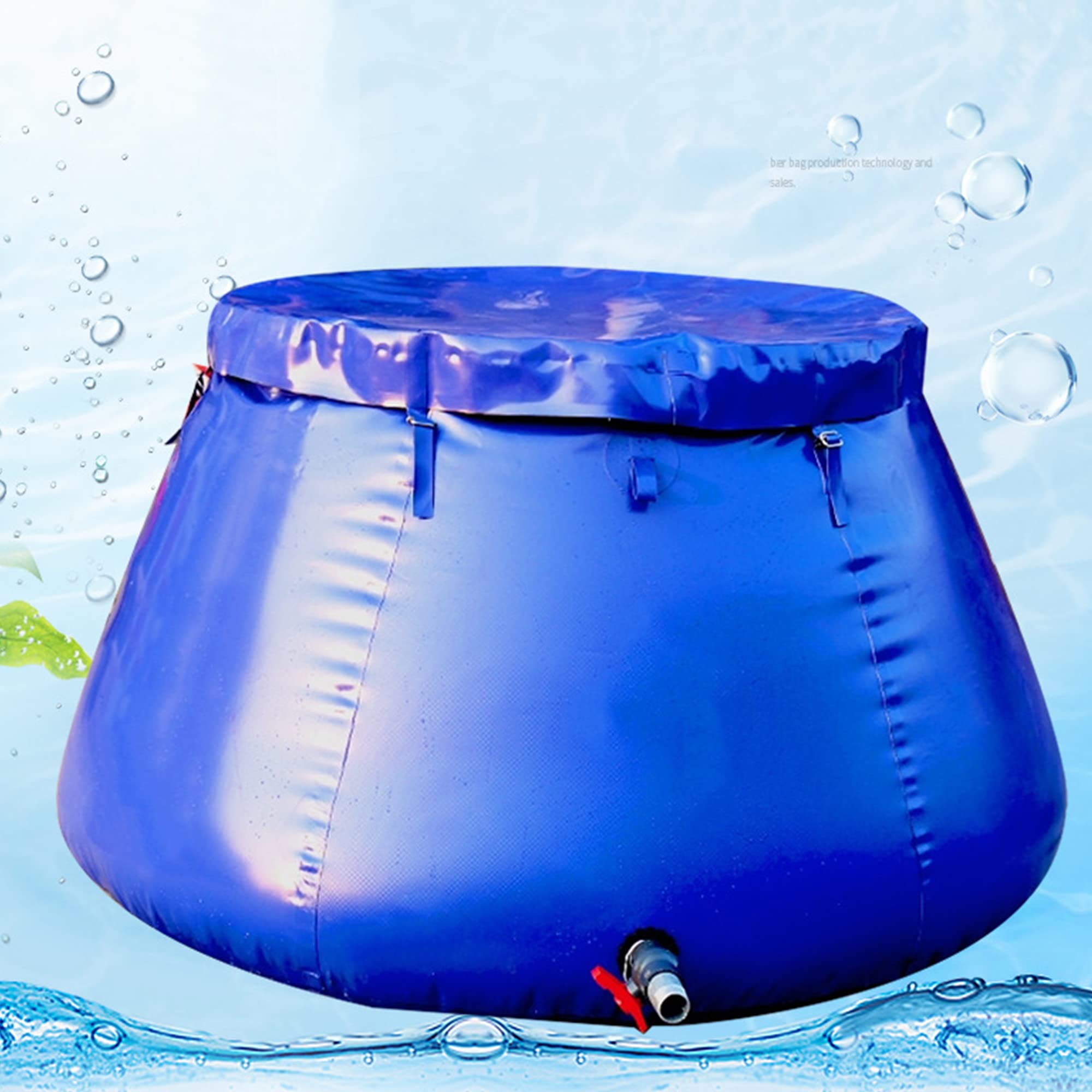 20000L Large Capacity Foldable Water Storage Bag with Faucet - Portable Emergency Water Tank for Farm, Camping, Outdoor & Disaster Preparedness | SUN RDPP Collapsible Reservoir