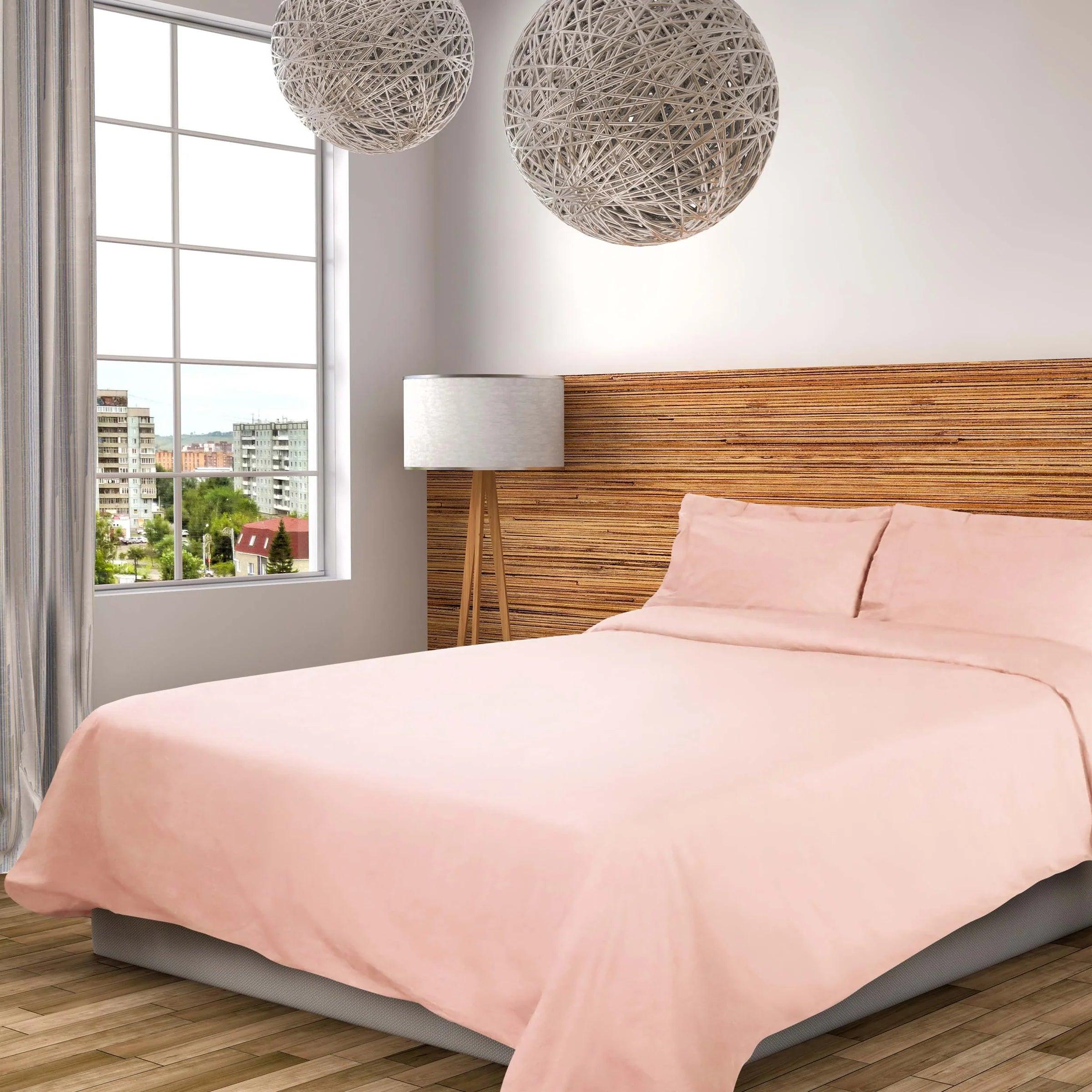 Premium 100% Cotton Percale Duvet Cover Set - Soft & Breathable Bedding for Modern & Traditional Bedrooms - Perfect for Home, Hotel, and Guest Room Decor