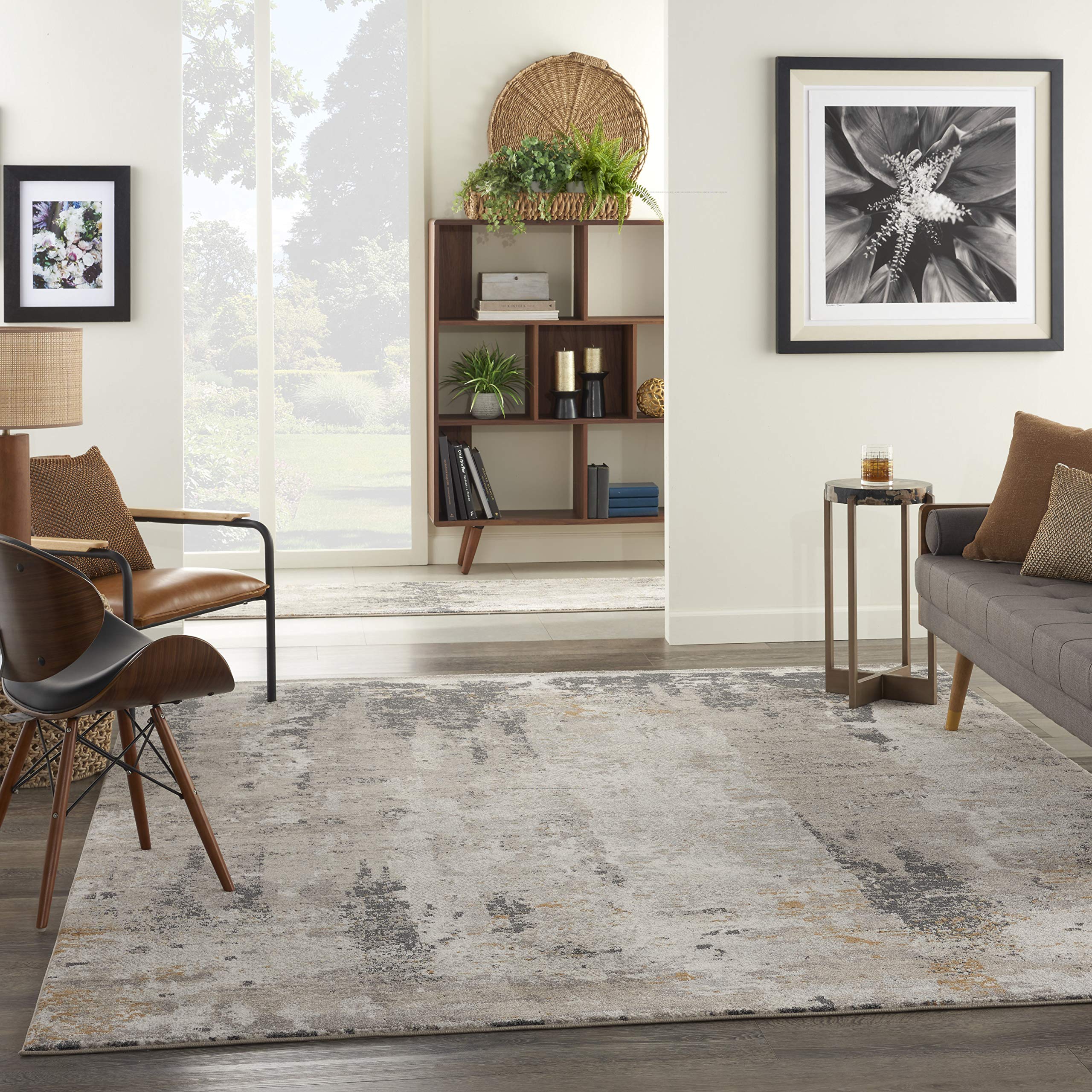 Nourison Ludlow Modern Cream Grey 7'10