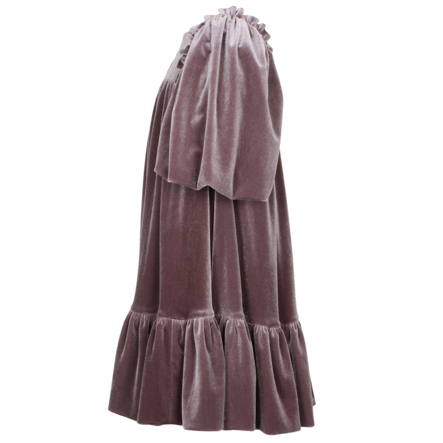 Jessie and James Grey Velvet Dress for Women - Elegant Long Sleeve Party Gown for Evening Events, Weddings & Special Occasions