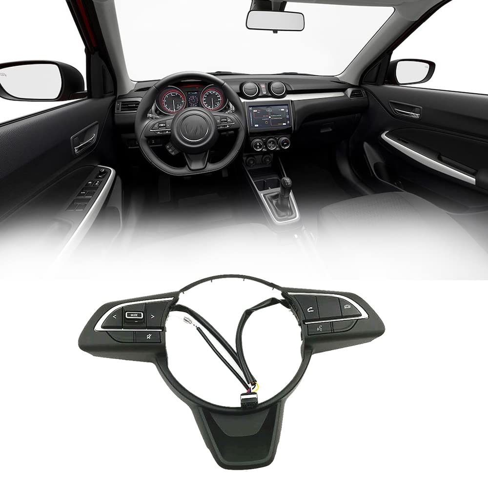 Suzuki Swift & Swift Sport 2017-2018 Multifunction Steering Wheel Control Switch - Cruise Control, Volume & Button Replacement - Perfect for Commuting & Road Trips