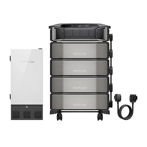EcoFlow DELTA Pro Ultra Whole Home Backup Power Station - 3000W Portable Solar Generator for Emergency Power, Off-Grid Living & RV Camping - Reliable Energy Solution for Home, Outdoor & Travel