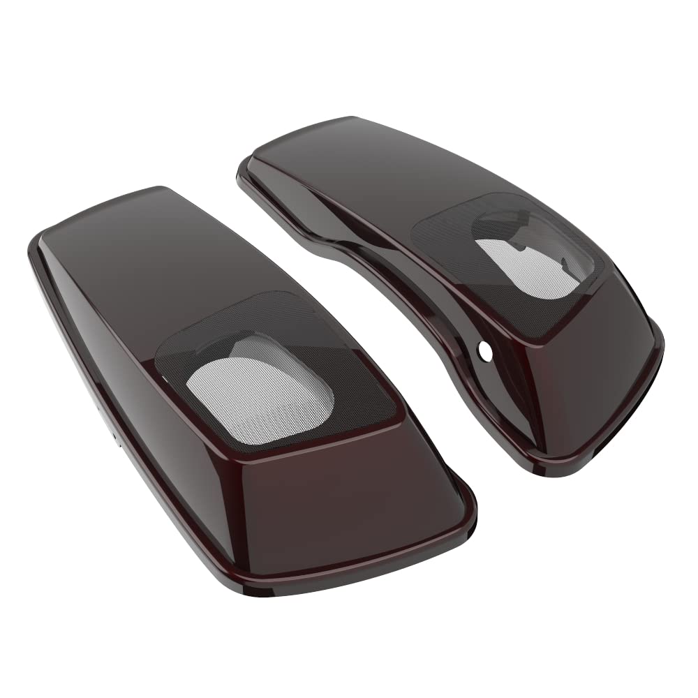 Premium 6X9 Saddlebag Speaker Lids for 2014-2023 Harley Davidson Touring Models - Color Matched Replacement Covers - Perfect for Road Trips & Custom Audio Upgrades
