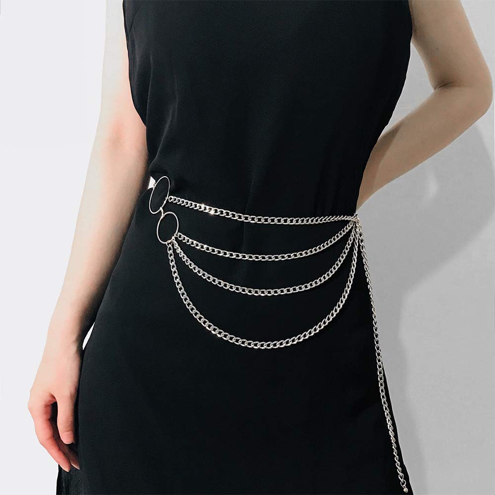 Bohemian Layered Waist Chain - Gold Body Jewelry for Women | Belly Chain Belt for Prom, Party & Festival | Sexy Accessory for Women & Girls | Perfect for Beach, Music Festivals & Date Nights