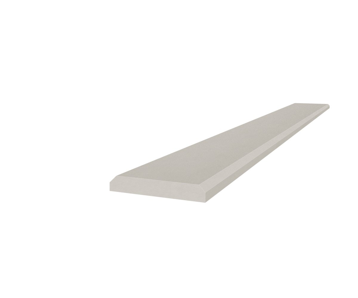 4 x 36 Inch Marmiline Ash Polished Engineered Stone Threshold - Durable Transition Strip for Doorways, Showers & Flooring Projects | Perfect for Home Renovation & Commercial Spaces