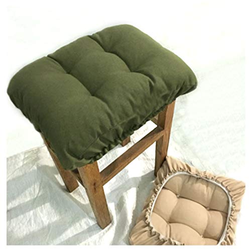 10x14 Inch Padded Rectangle Bar Stool Cover Cushion - Elastic Fabric Seat Cushion for Metal & Wooden Stools (Red) | Perfect for Kitchen Islands, Breakfast Bars & Home Decor