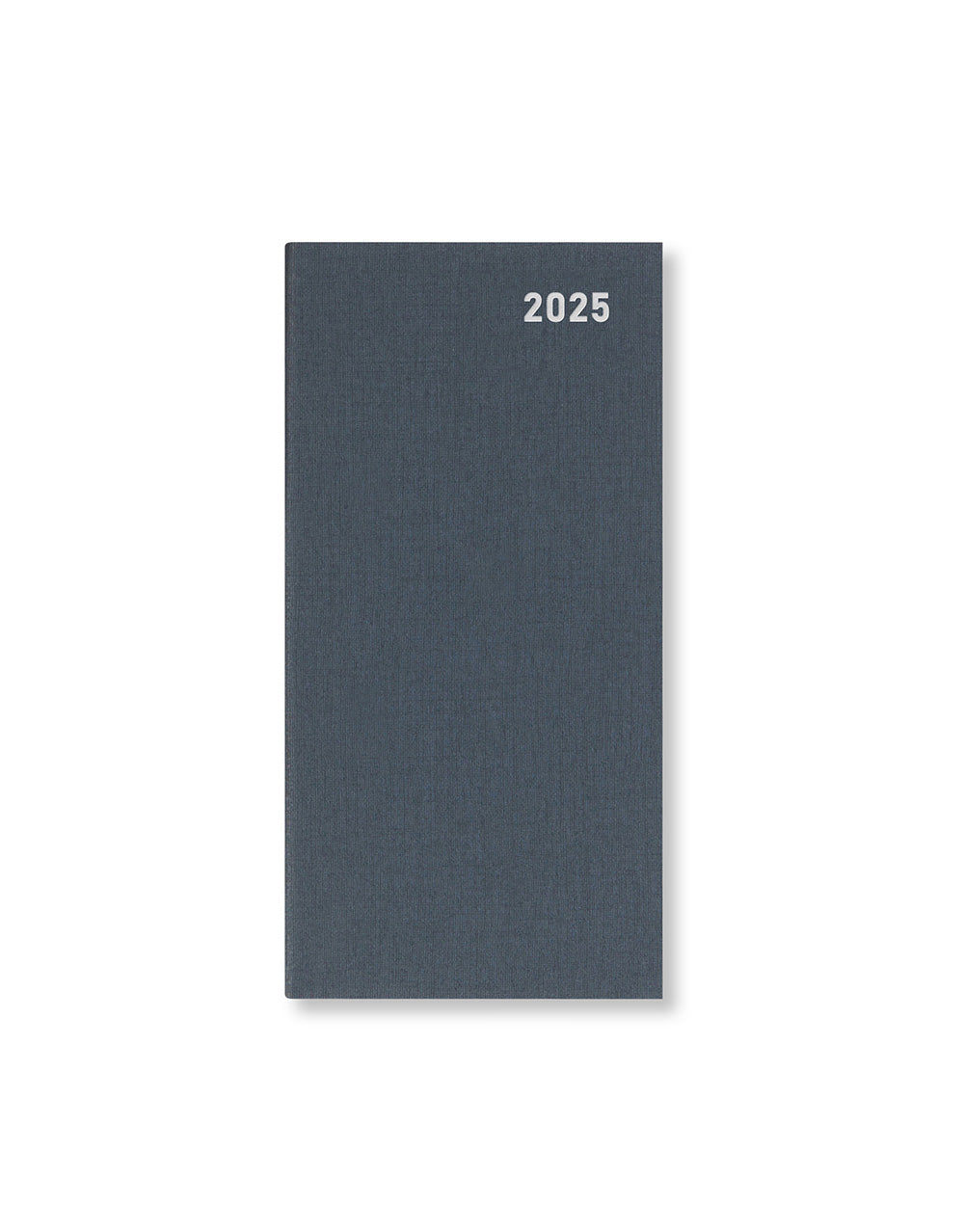Letts of London 2025 Slim Diary - Principal Week-to-View Planner, English Grey (88x172x17mm) | Professional Daily Organizer for Work, School & Personal Scheduling
