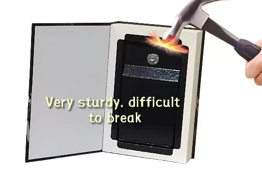 Real Pages Book Safe with Key Lock - Hidden Storage Box for Cash, Jewelry & Passports | Anti-Theft Secret Compartment Disguised as Classic Book | Home, Office & Travel Security (Pride and Prejudice Design)