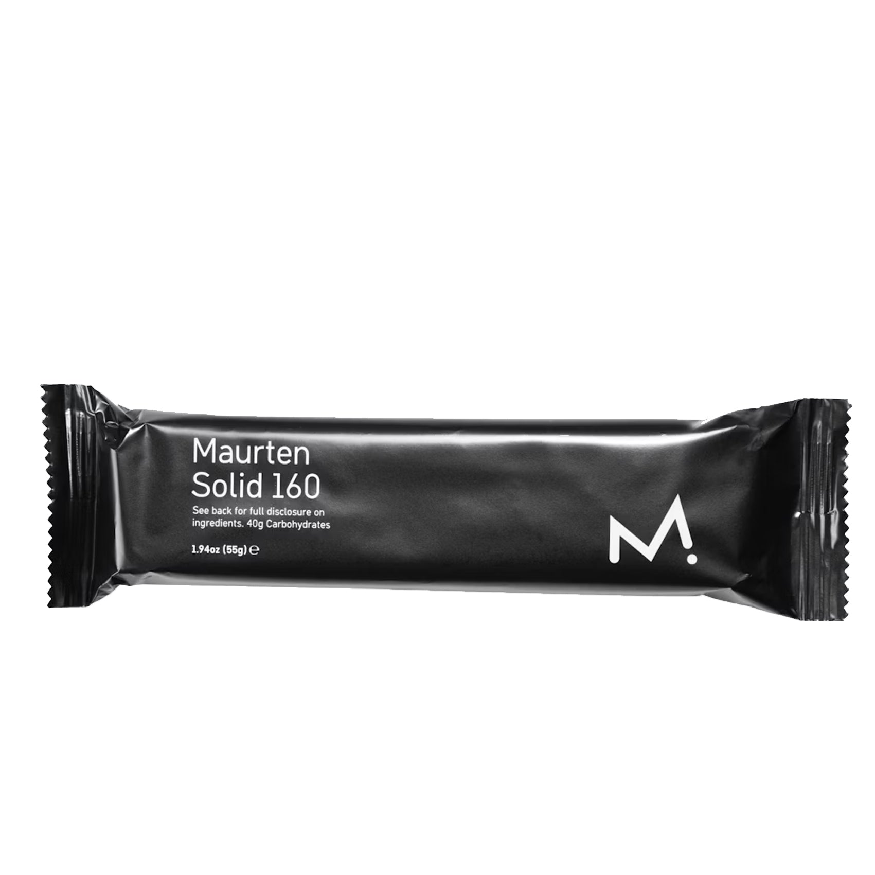 Maurten Solid 160 Energy Bar - Natural Flavor | High-Carb Sports Nutrition for Marathon, Cycling & Endurance Athletes | Pre-Workout & Race Fuel