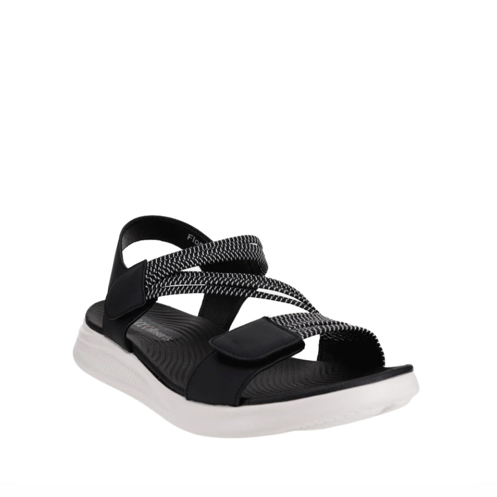 CC Resorts Florrie Black - Stylish and Comfortable Women's Sandals for Beach, Vacation & Casual Wear