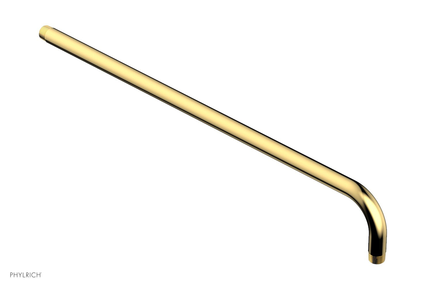 90 Degree Angle 24-Inch Shower Arm - Adjustable Showerhead Extension for Bathroom Renovation, Perfect for Small Spaces and Corner Showers
