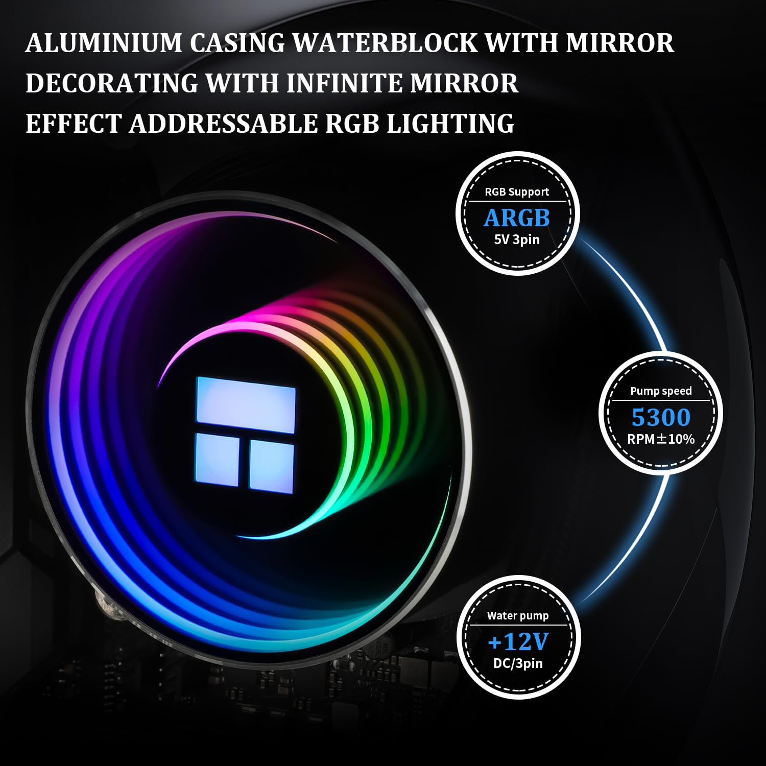 Thermalright Frozen Notte 360 Black ARGB V2 AIO Liquid CPU Cooler - 360mm Radiator with 3x120mm PWM Fans, S-FDB Bearings - Compatible with AMD AM4 & Intel LGA 1700/1150/1151/1200/2011/2066 Sockets - Perfect for Gaming PCs, Workstations, and High-Performance Cooling Solutions