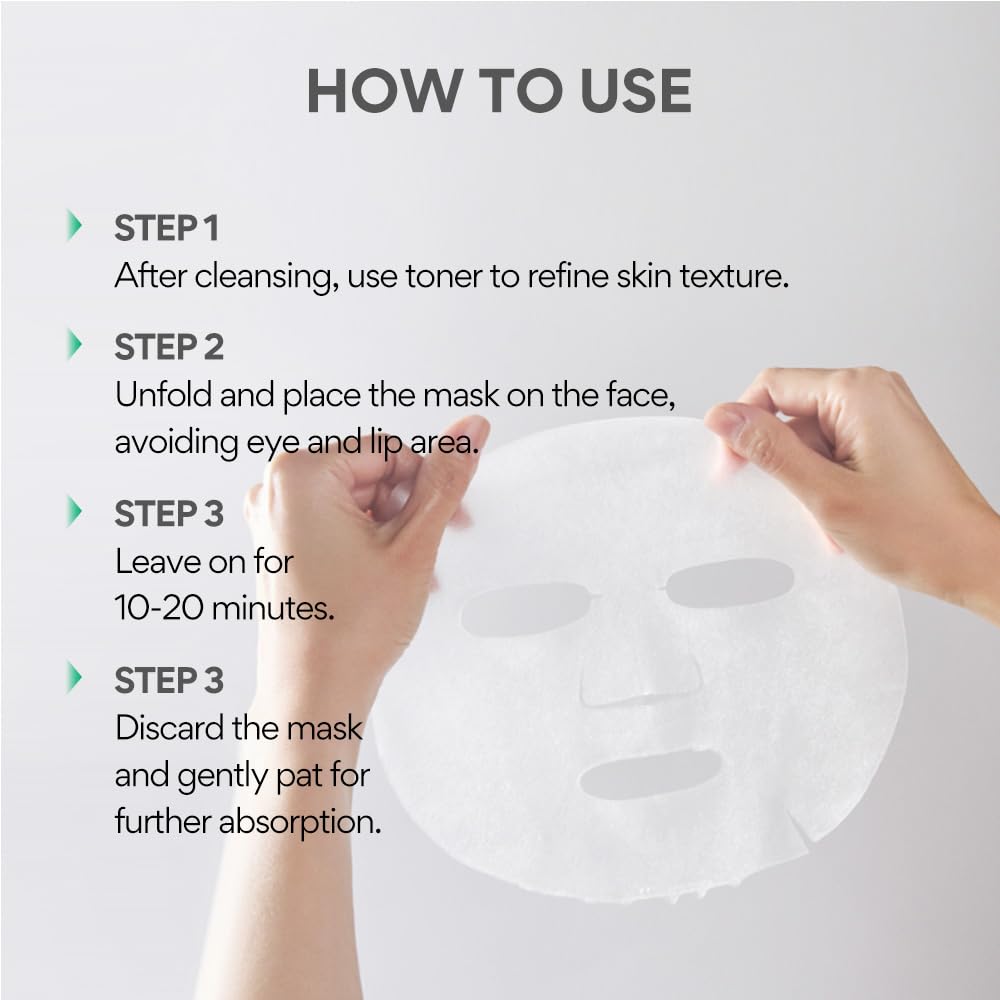 Innisfree Skin Clinic Mask - Vitamin C Brightening Sheet Mask for Glowing Skin | Korean Skincare for Hydration & Radiance | Perfect for Daily Use & Spa Nights