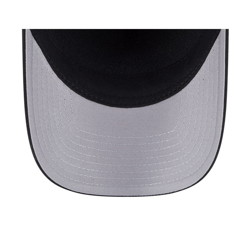 New Era 9Forty M Crown A Frame Los Angeles Dodgers Snapback Hat - Black & White Adjustable Baseball Cap for Men & Women - Perfect for Games, Streetwear & Sports Fan Fashion