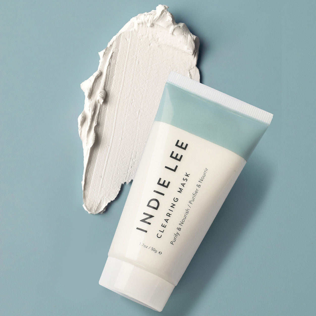 Indie Lee Clearing Mask - Purifying Facial Mask for Acne & Blemish-Prone Skin | Deep Cleansing & Detoxifying | Perfect for Daily Skincare Routine & Spa Nights