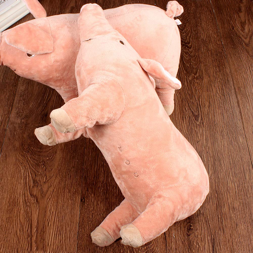 TEHAUX Plush Pig Toy for Dogs - Soft Stuffed Animal Sleeping Doll for Puppies, Anxiety Relief & Comfort - Perfect for Chewing, Cuddling & Playtime at Home or Travel