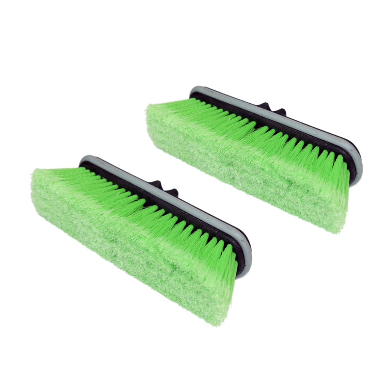 10 Pack Feathered Flow Through Brush Heads for Detangling & Styling - Perfect for Wet & Dry Hair, Salons, and Home Use