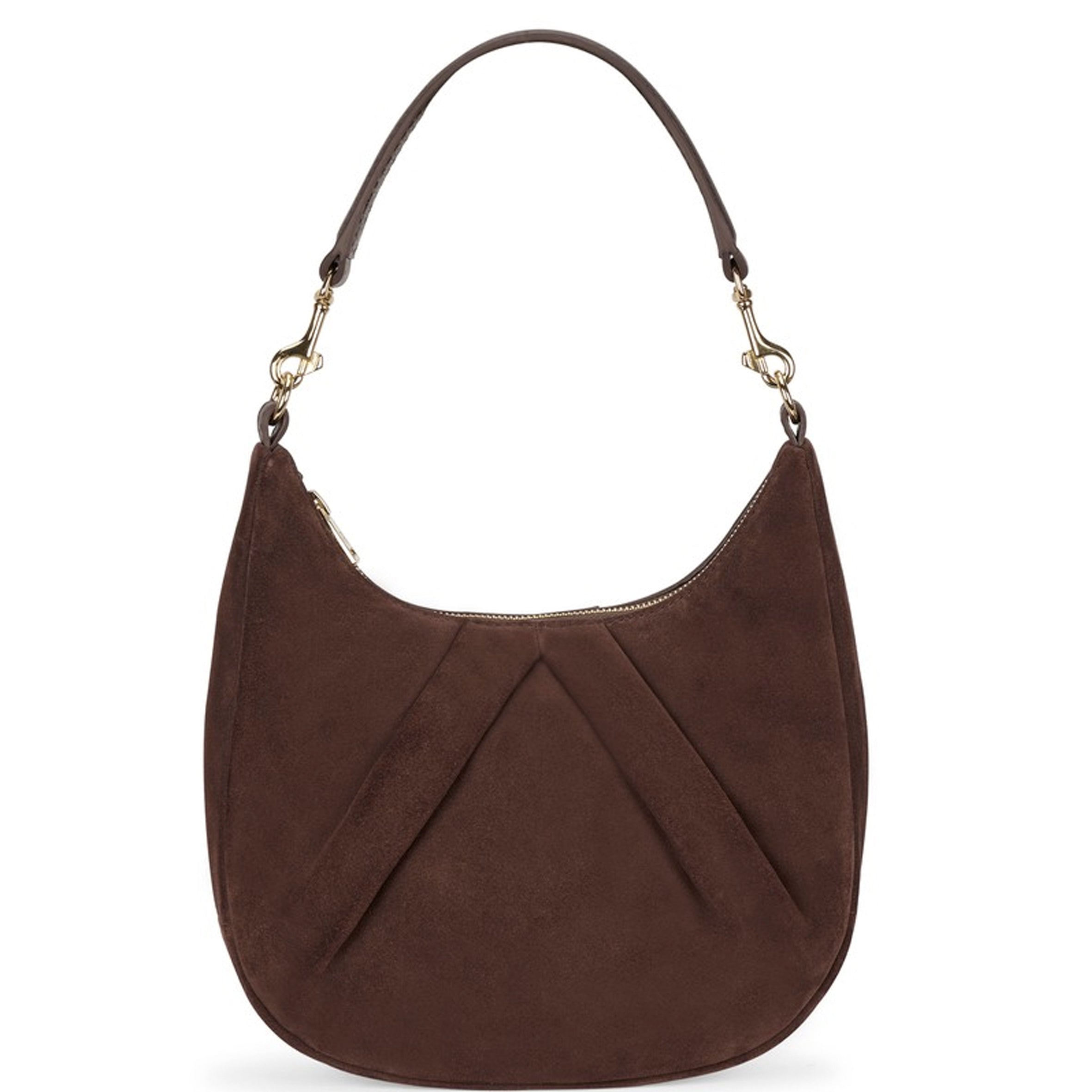 Mr Sling Mini Suede Crossbody Bag in Burnt Toast Color - Stylish & Compact Purse for Women, Perfect for Everyday Use, Travel, and Casual Outings