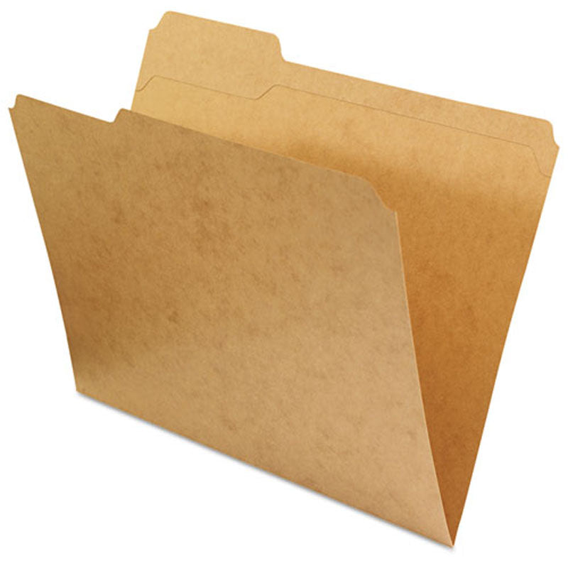 Durable Reinforced Kraft Top Tab File Folders - Box of 100 - Perfect for Office Organization, Document Storage & Filing Systems