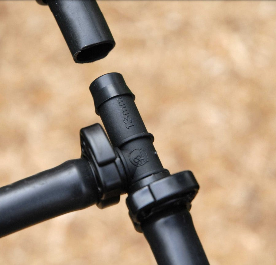 Antelco Barbed Tees for Poly Pipe - Durable Irrigation Fittings for Garden, Farm & Drip Systems - Perfect for DIY Watering Solutions