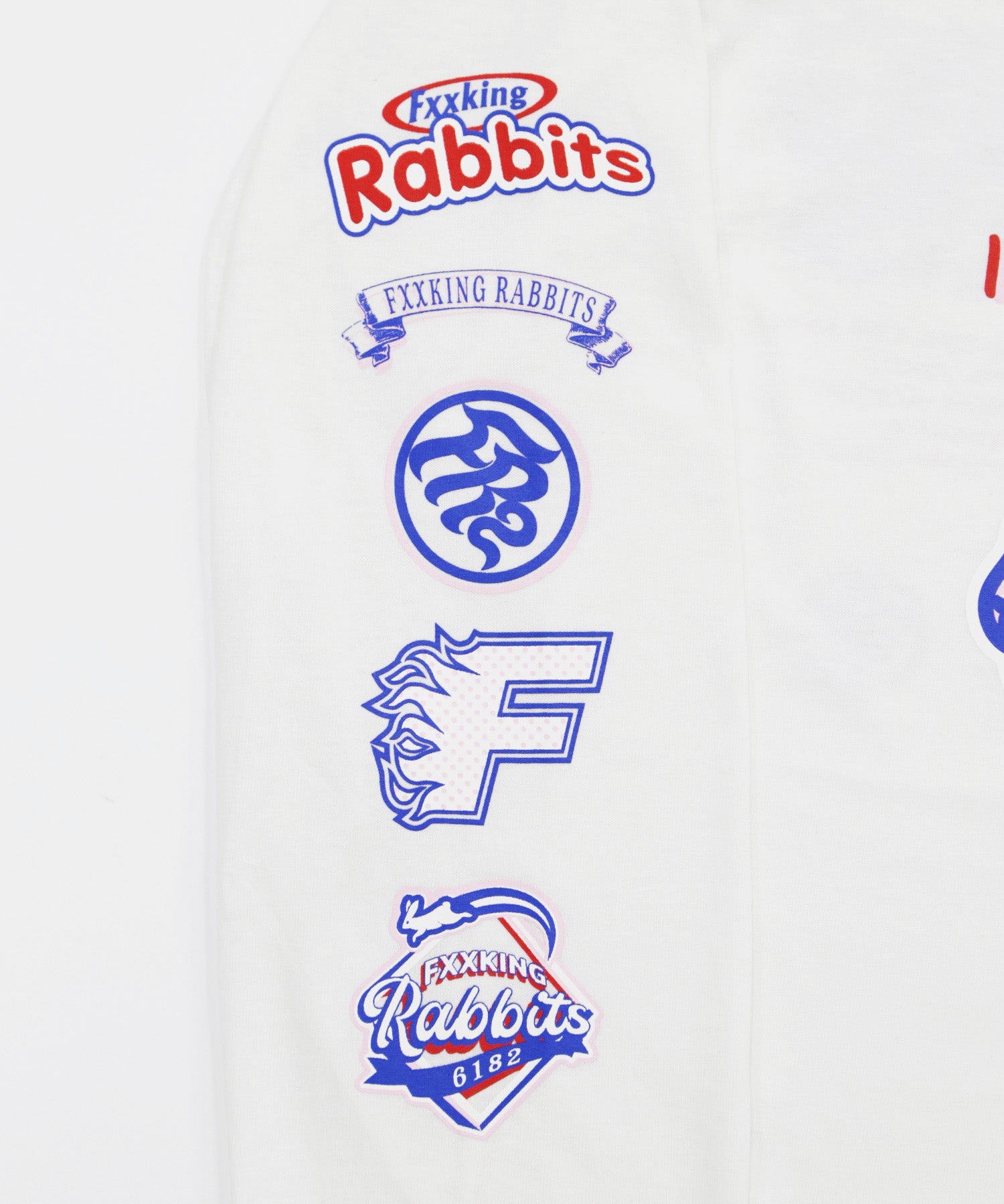 FR2 PLAYING RABBITS Long Sleeve T-Shirt White - Casual Streetwear for Men & Women | Perfect for Everyday Wear, Outings & Urban Fashion