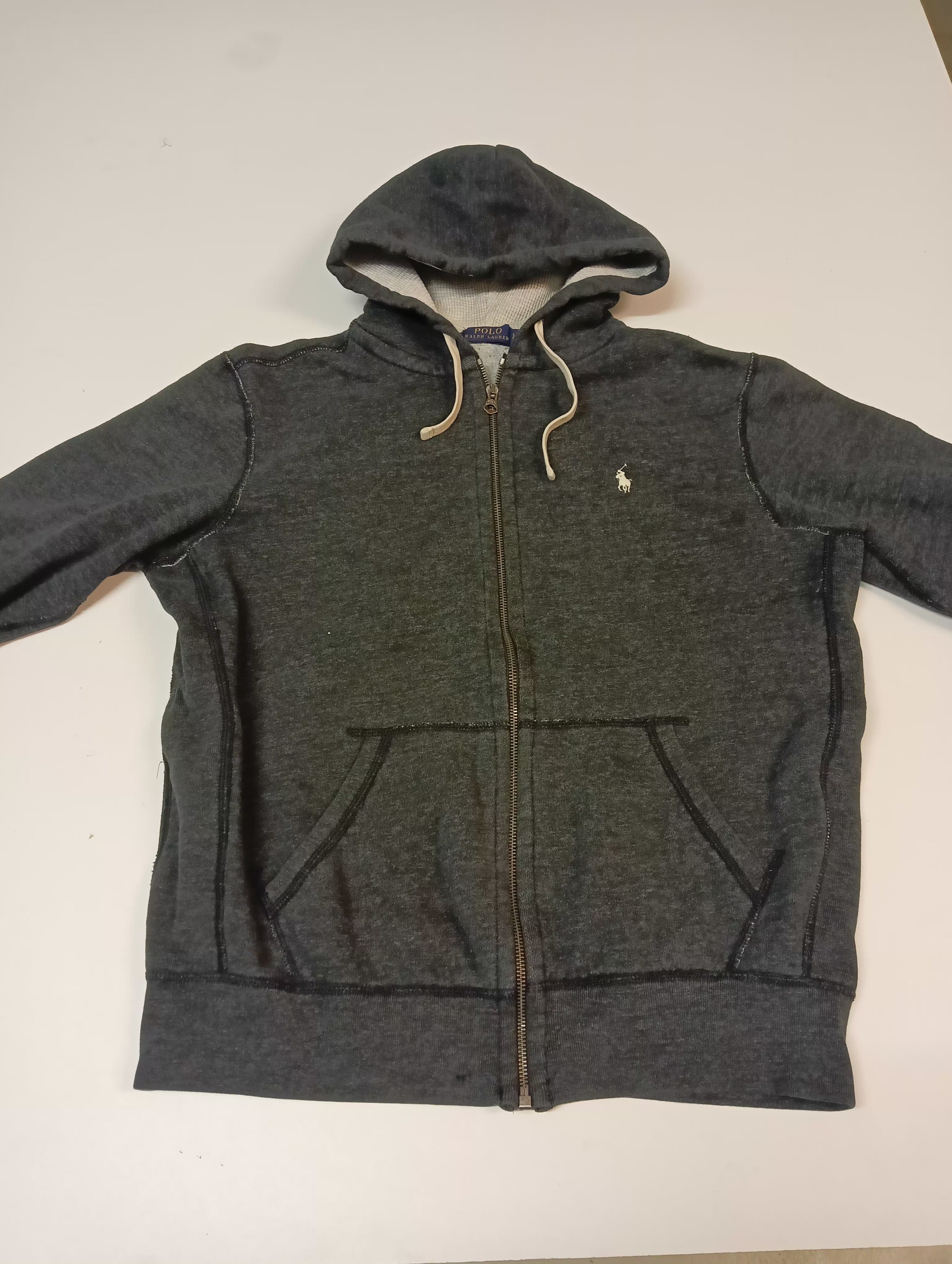Ralph Lauren Vintage Hoodie Men's Medium 1664 - Classic Cotton Pullover for Casual Wear, Street Style & Retro Fashion