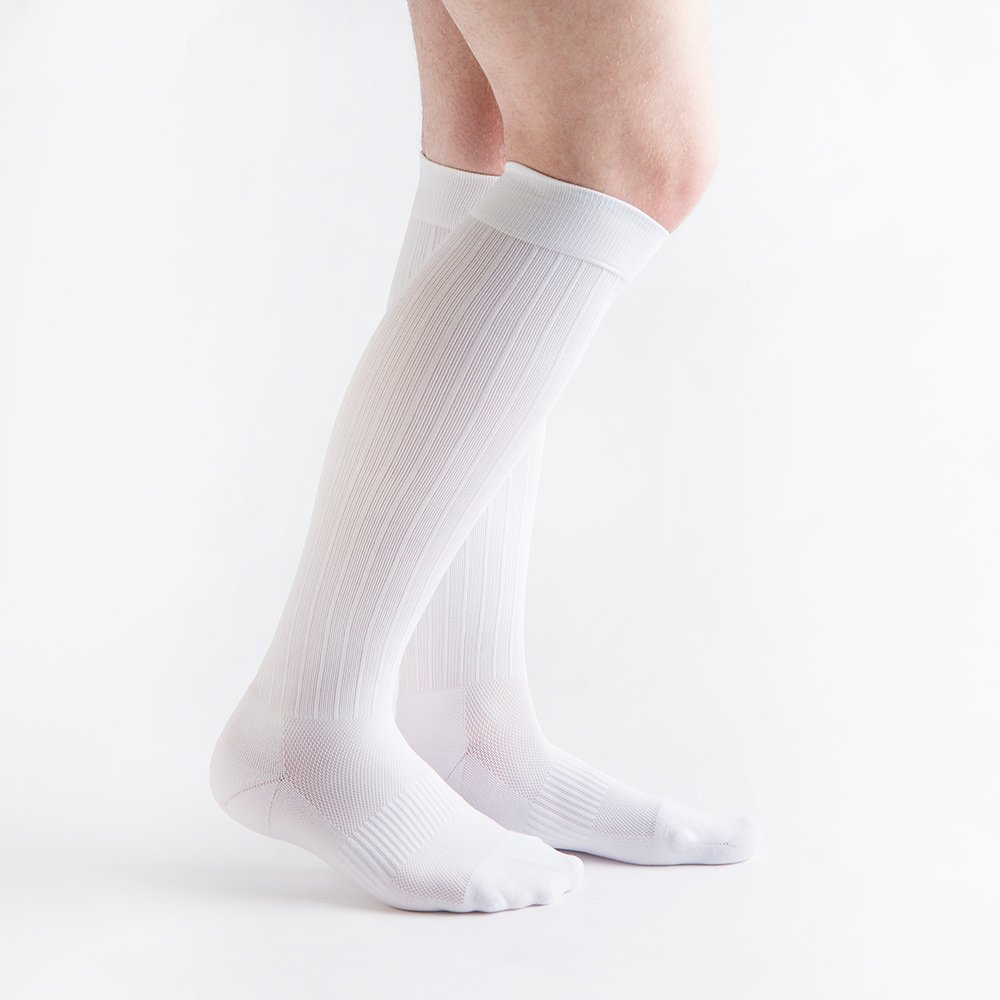VenActive Men's 20-30 mmHg Compression Socks with Cushioned Rib - Circulation Support for Running, Travel & Work - Best for Athletes, Nurses & Frequent Flyers