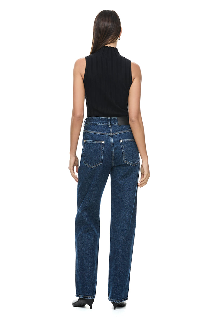 Premium Xavier Indigo Stretch Denim Jeans for Men - Comfortable Slim Fit with Classic Wash | Perfect for Casual Wear, Office & Night Out