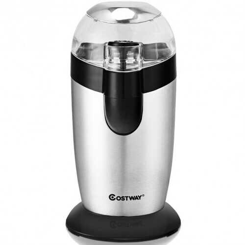 Electric One-Touch Stainless Steel Coffee & Spice Grinder - Perfect for Home Kitchens, Coffee Shops & Camping - Fast & Quiet Grinding for Fresh Coffee Beans, Peppercorns & Spices