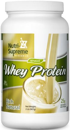 Premium Whey Protein Powder - Rich Natural Flavor, Dairy & Cholov Yisroel Certified - 2 LB for Muscle Recovery & Post-Workout Nutrition