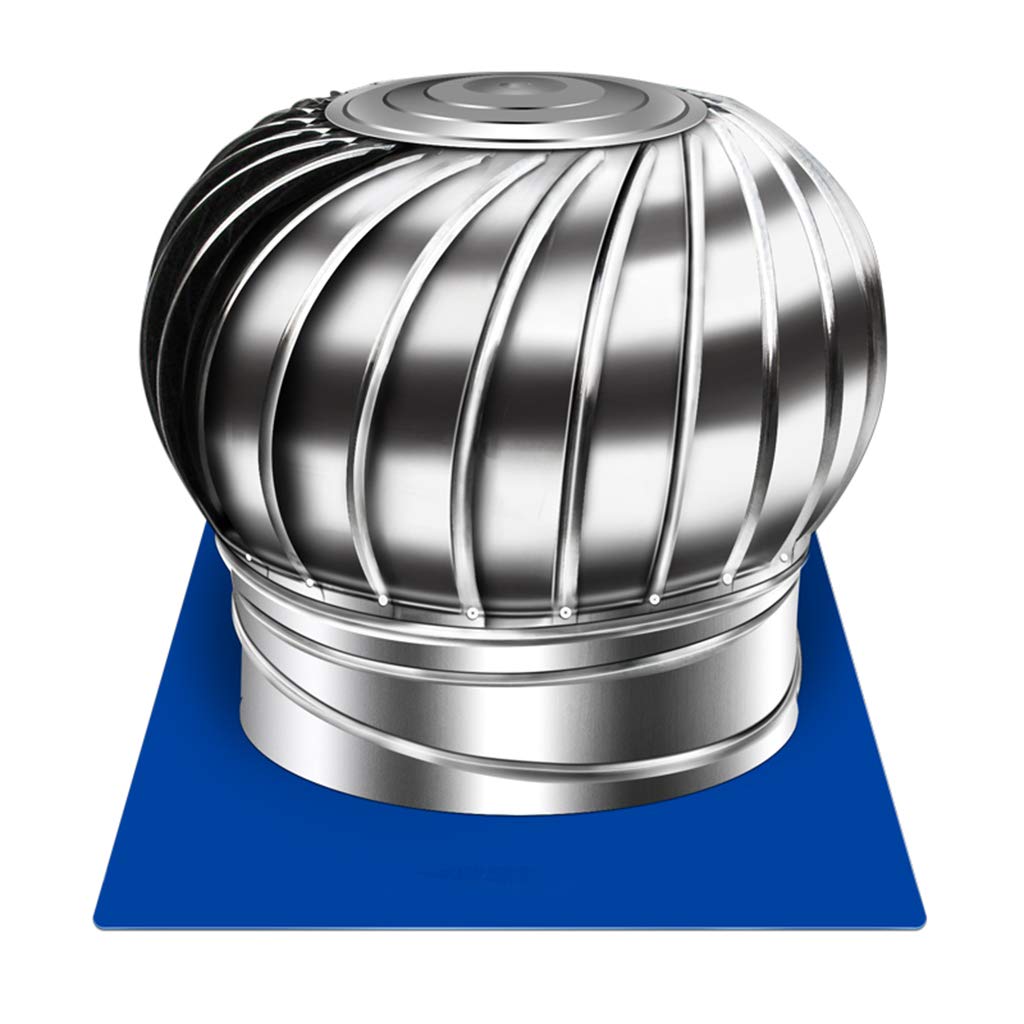 BOHHO 200mm/7.9Inch Stainless Steel Rotating Chimney Cowl - Anti-Downdraught Vent Spinner for Chimney Pots & Exhaust Vents | Weatherproof & Durable for Home Roof Ventilation Systems