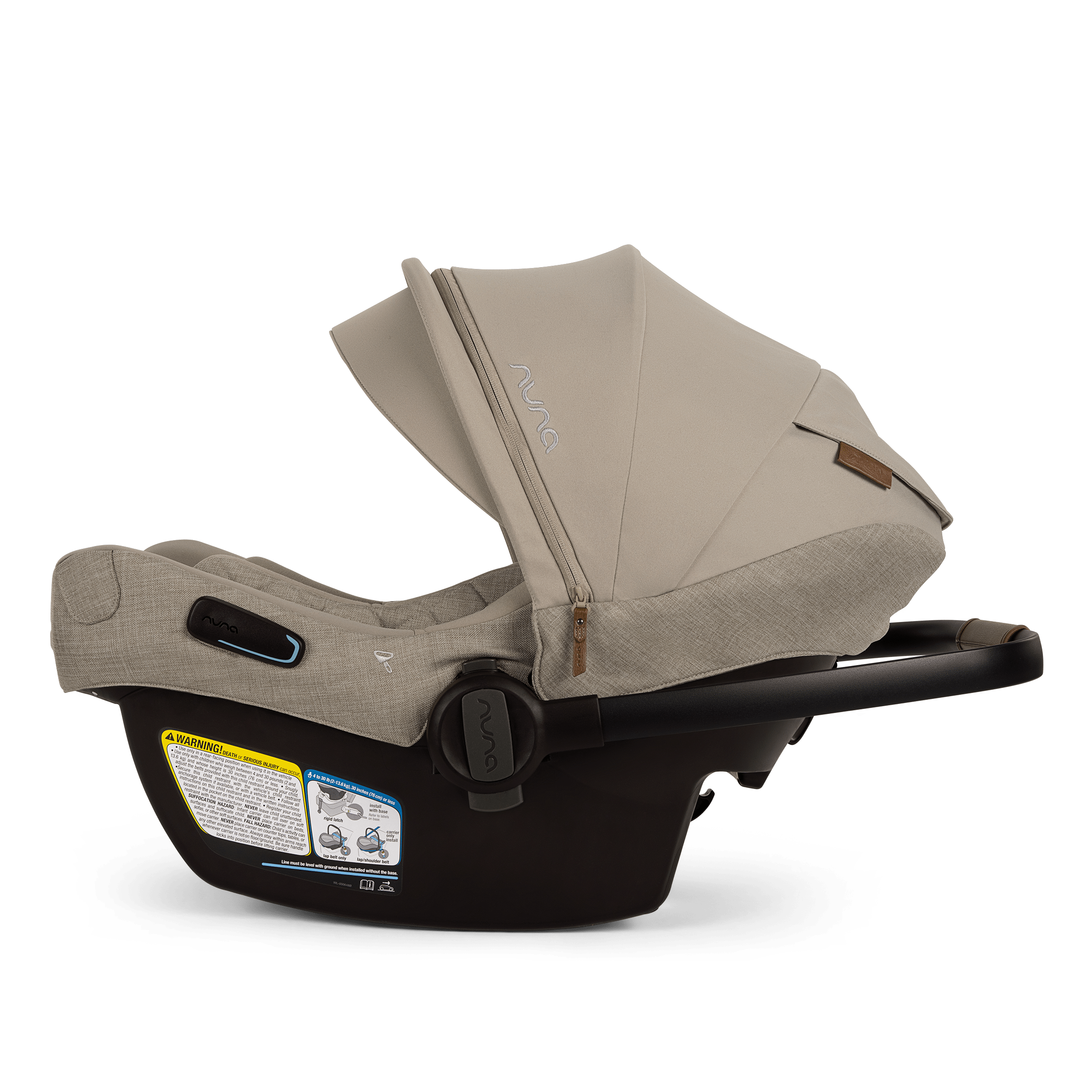 Nuna PIPA Aire RX Infant Car Seat with PIPA RELX Base - Lightweight & Safe Baby Car Seat for Newborns - Perfect for Travel, Daily Commutes & Family Road Trips