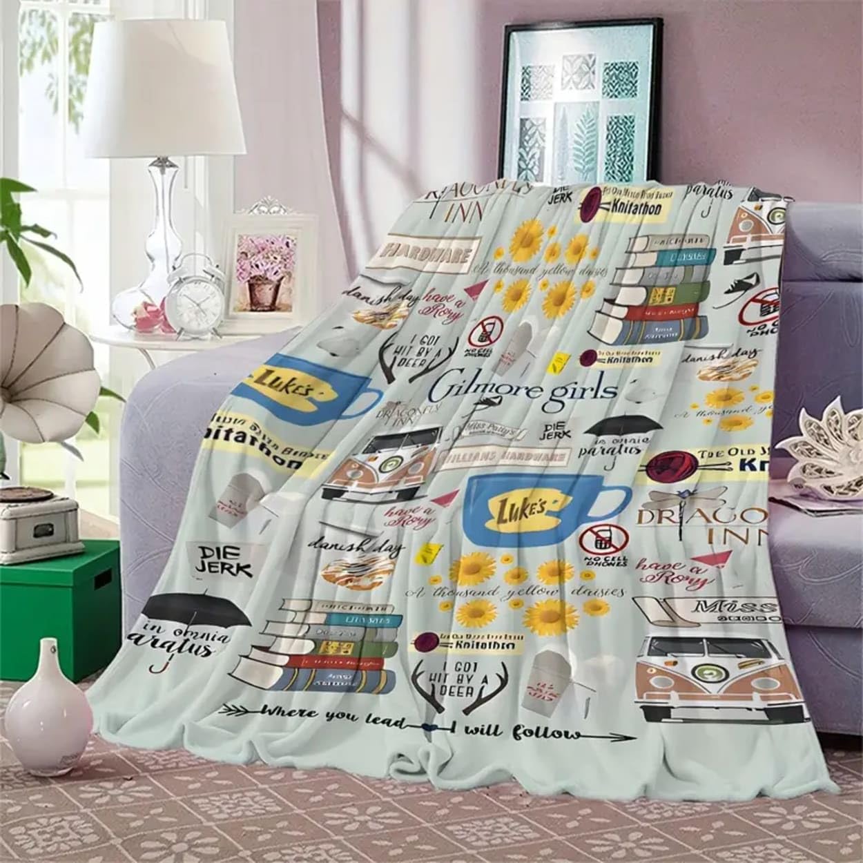 Gilmore Girls Fleece Throw Blanket 60