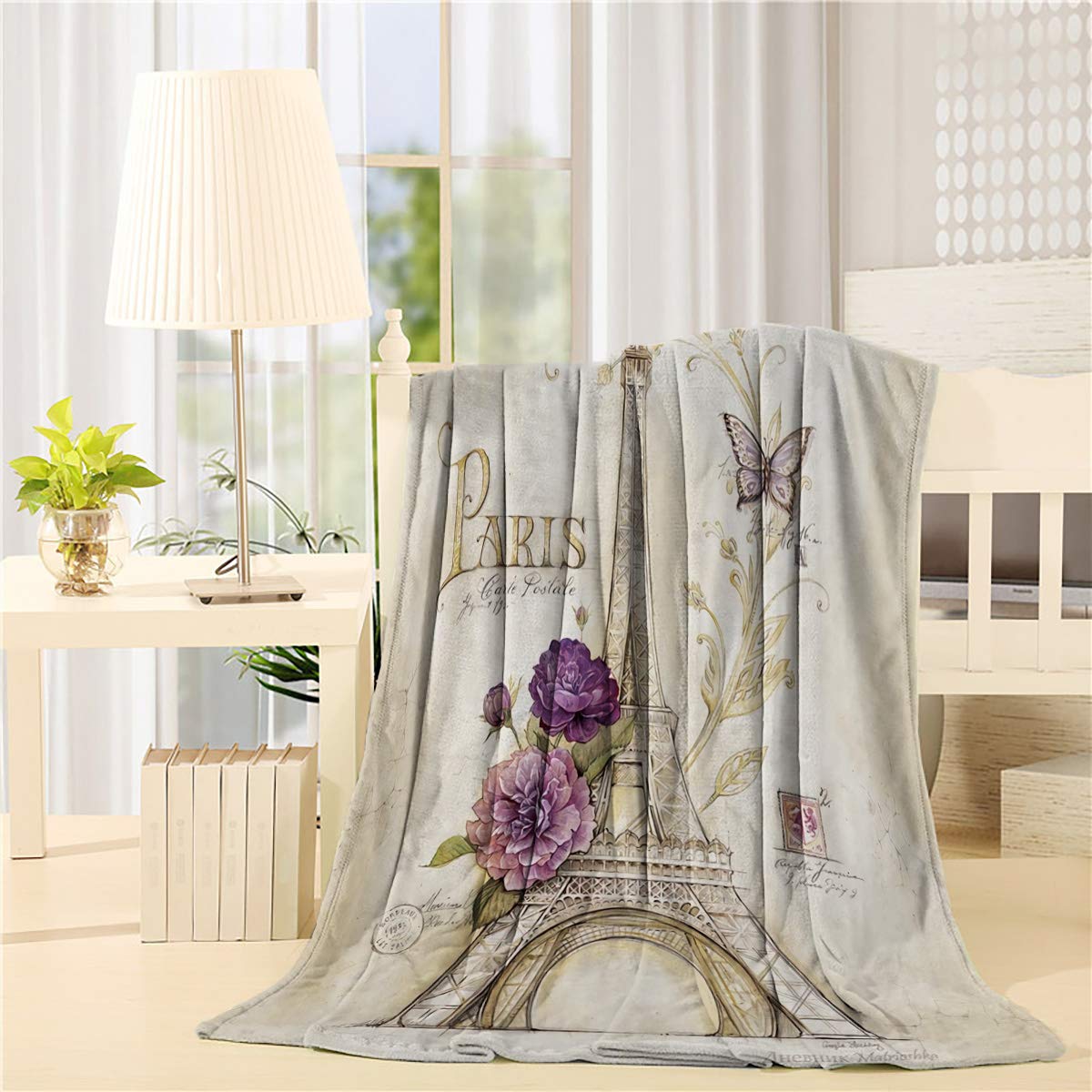 Super Soft Butterfly Fleece Throw Blanket - 50