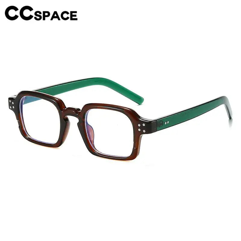 CCspace Women's Full Rim Square Polycarbonate Reading Glasses R57197 - Lightweight Blue Light Blocking Readers for Computer Work, Reading & Office Use